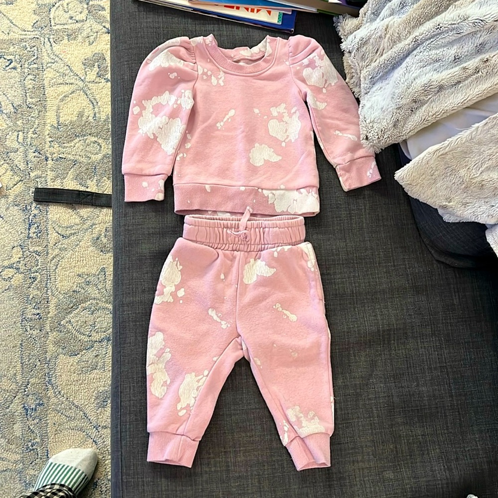 “Grayson mini”  Pastel  baby girl Matching Set